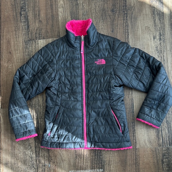 The North Face Other - The North Face Quilted reversible Jacket in Black/Gray and Pink (defect!)